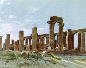 威廉斯坦利哈兹尔廷 - Agrigento aka Temple of Juno Lacinia